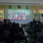 Acara nonton bareng serentak Film "Kejarlah Janji" produksi KPU di Kabupaten Kediri. Foto: Ist