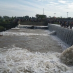 Dam Kali Konto tempat korban tenggelam dan ditemukan dalam keadaan meninggal dunia.