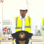 Presiden Jokowi Resmikan Tol Semarang-Demak Seksi 2 di Ruas Sayung-Demak. Foto: Ist