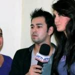 Raffi Ahmad bersama Olga Syhaputra dan Luna Maya dalam suatu acara. Foto: vianews.com