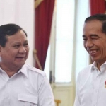 Menhan Prabowo bersama Presiden Jokowi.