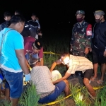 Salah satu pemilik sawah yang tewas akibat terkena setrum jebakan tikus listrik di Dusun Nyablak, Desa Pacing, Kecamatan Padas, Ngawi.