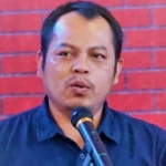 Ketua KPU Jawa Timur Choirul Anam saat memberikan sambutan. (foto: ist)