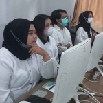 Calon Peserta PPK Kota Batu saat mengikuti tes tulis di ruang laboratorium Komputer SMAN 1 Kota Batu, Selasa (6/12/2022).