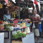 Pedangang pasar Larangan sisi barat (foto: Ist)