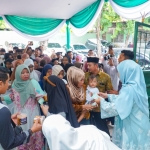 Open House yang digelar Khofifah Indar Parawansa di Kediamannya di kawasan Jemursari, Surabaya