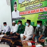 Kader Banom NU se-Kecamatan Karang Pilang menghadiri peringatan Harlah NU ke-98 di Masjid Baiturrahmat, Kelurahan Kedurus. foto: ist.