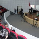 Suasana kuliah umum yang digelar Program Pascasarjana Universitas Jember (Unej).