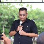Kepala Badan Penanggulangan Bencana (BPB) dan Linmas Kota Surabaya, Eddy Christijanto saat menggelar media gathering di Mako Yontaifib 2 Korps Marinir, Karang Pilang Surabaya, Senin (16/12).
