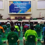 Suasana acara Silaturrahmi Nasional (SILATNAS) Senat Mahasiswa PTKIN se-Indonesia di IAIN Samarinda , (17-20/12/2020). foto: ist.