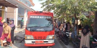 Ditinggal ke Tambak, Rumah Warga Ngawen Gresik Terbakar