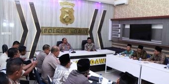 Jelang Peringatan Satu Abad NU, PCNU Silaturahmi ke Polres Ngawi