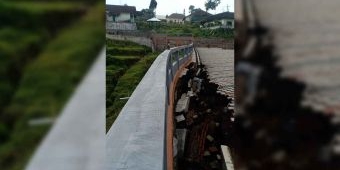Proyek Rest Area Senilai Rp4,8 Miliar di Kabupaten Pasuruan Rusak Parah