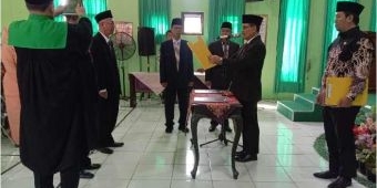  Lantik Pengawas Madrasah, Kakemenag Lamongan Minta Tingkatkan Kompetensi
