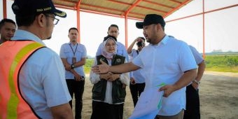 Bupati Gresik Cek Progres Pembangunan TPST Belahanrejo