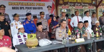 ​Selama Operasi Pekat Semeru 2023, Polres Pamekasan Amankan 40 Tersangka Berbagai Kasus