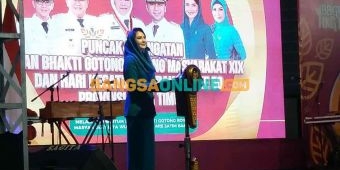 Ini Pesan Arumi Bachsin saat Hadiri Puncak BBGRM XIX dan Hari Kesatuan Gerak PKK ke-50 di Jember