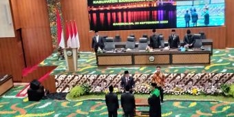 DPRD Bangkalan Lantik 2 PAW dari Fraksi Gerindra