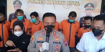 Operasi Pekat 2022, Polres Madiun Kota Tangkap 8 Pengedar Narkoba