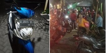 Kepergok Curi Motor, Kejar-kejaran, Tertangkap, Pelaku Bonyok Dihajar