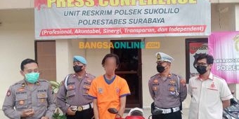 Gondol Motor Teman, Pemuda dari Jakarta Ditangkap Warga Pumpungan Surabaya