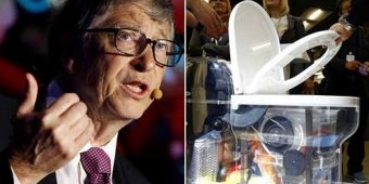 ​Bill Gates Luncurkan Toilet Tanpa Air di China