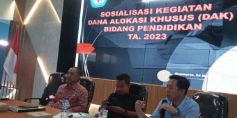 Dispendik Kabupaten Mojokerto Gelar Sosialisasi Kegiatan DAK Bidang Pendidikan Tahun 2023