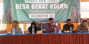 Pemerintah Desa Berat Kulon Terima Mahasiswa KKN IKHAC 2023