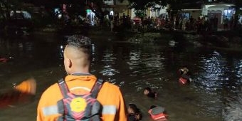 Nahas! Pria Pencari Biawak Tewas Tenggelam di Sungai Ngagel Surabaya