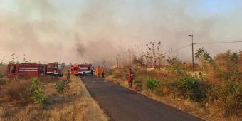 Usai Kebakaran Lahan Kilang Minyak, KPI GRR Tuban Langsung Lakukan Pengecekan ke Masyarakat