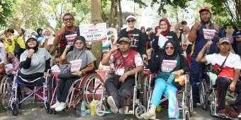 25 Penyandang Disabilitas Ikuti Kediri Run 2023