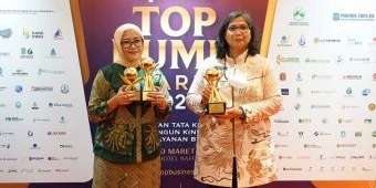 Pj Wali Kota, RSUD Gambiran, dan Perumda BPR Kota Kediri Raih Penghargaan Top BUMD Awards 2024
