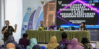 Awasi dan Cegah Penyalahgunaan Dana BOS, Pemkot Kediri Gandeng Kejaksaan Beri Penyuluhan Hukum