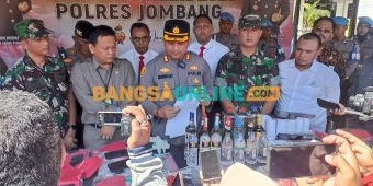 Operasi Pekat 2023, Polres Jombang Amankan 82 Tersangka