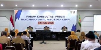 Di Forum Konsultasi Publik RKPD 2025, Pj Wali Kota Kediri Harapkan Saran dari Masyarakat