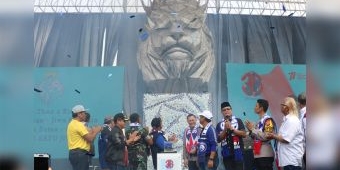 Patung Tegar Arema Jawara Diresmikan, Simbol Kebanggaan dan Kekuatan