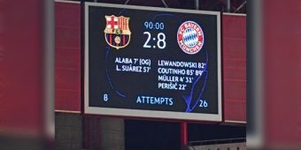  5 Kemenangan Terbesar di Fase Gugur Liga Champions