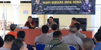 Gelar Pertemuan Bersama Wartawan Tuban, Kapolres Berharap Pererat Hubungan dengan Jurnalis