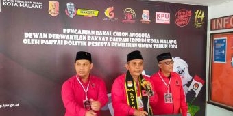 Datar ke KPU, DPC PDIP Kota Malang Targetkan 16 Kursi Legislatif
