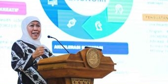 Gubernur Khofifah Sampaikan Visi-Misinya Jadikan Jatim Leading Smart Industrial Province