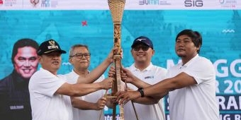 Rayakan HUT ke-25 Kementerian BUMN, SIG dan Anak Usahanya Gelar Jalan Sehat di 14 Kabupaten/Kota