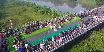 Lestarikan Cagar Budaya, Pemkot Kediri Gelar Slametan 154 tahun Jembatan Lama