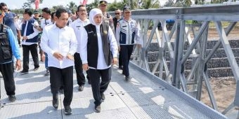 Usai Dibangun, Gubernur Khofifah Resmikan Jembatan Mujur II Keloposawit Lumajang