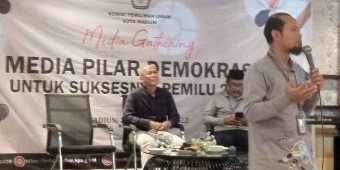 Gelar Media Gathering, Ketua KPU Kota Madiun Sebut Media ialah Pilar Demokrasi