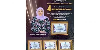 Jawa Timur Raih 4 Penghargaan dari BBPPMPV BOE, Gubernur Khofifah Tekankan Pentingnya Tracer Study