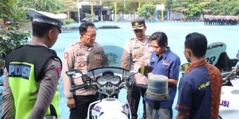 Jelang Operasi Ketupat Semeru 2024, Kapolres Bangkalan Cek Kendaraan Dinas