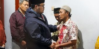 Mas Dhito Temui Keluarga Korban Hanyut di Aliran Selokan Kota Kediri