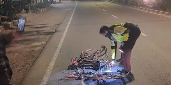 Pengayuh Sepeda Tewas Ditabrak Truk dari Belakang di Sidoarjo