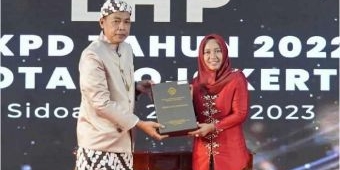 Wali Kota Mojokerto Terima Langsung WTP ke-9 Kali dari BPK