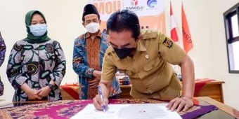 Sukseskan Pemilu 2024, Pemkot dan Bawaslu Kota Kediri Teken MoU